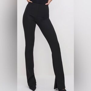Good American Black Straight Leg Pants